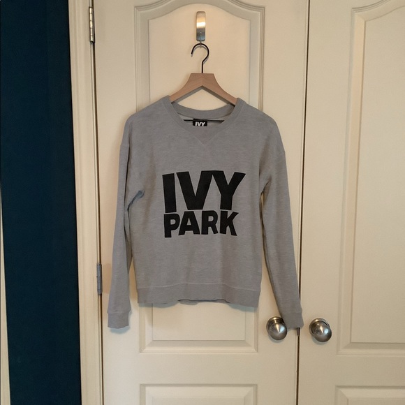 IVY PARK Tops - Ivy Park Logo Gray Crewneck Sweatshirt Small
